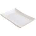thumbnail image 1 of Unique Bargains Assiette de Service Rectangulaire Design Dessert Apéritif Blanc pour Essentiel Maison, 1 of 2