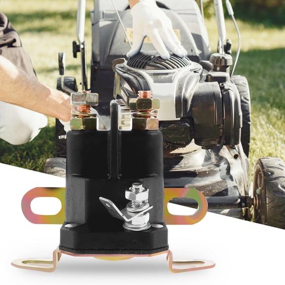 Lawn Mower Starter Solenoid Safe Waterproof Zero Turn Lawn Mower Easy to Install Starter Solenoid Relay High Efficient Lawn Mower Tractor for Precedent Gas