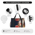 thumbnail image 5 of Ratiio Casino Poker Chips Pattern Hand Travel Bag, Weekender Carry On for Women Men, Sports Gym Bag, Workout Duffel Bag, Overnight Shoulder Bag fit 15.6 Inch Laptop, 5 of 6