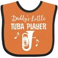 thumbnail image 3 of Inktastic Future Tuba Player (Daddys Little) Boys or Girls Baby Bib, 3 of 4