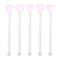thumbnail image 1 of MasteelfCA 5pcs Heart Stirring Rod Glass Stirring Stick Creative Muddler Decorative Mix Rod, 1 of 7