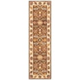 thumbnail image 2 of SAFAVIEH Antiquity Donnchad Traditional Wool Runner Rug, Dark Brown/Ivory, 2'3" x 8', 2 of 7