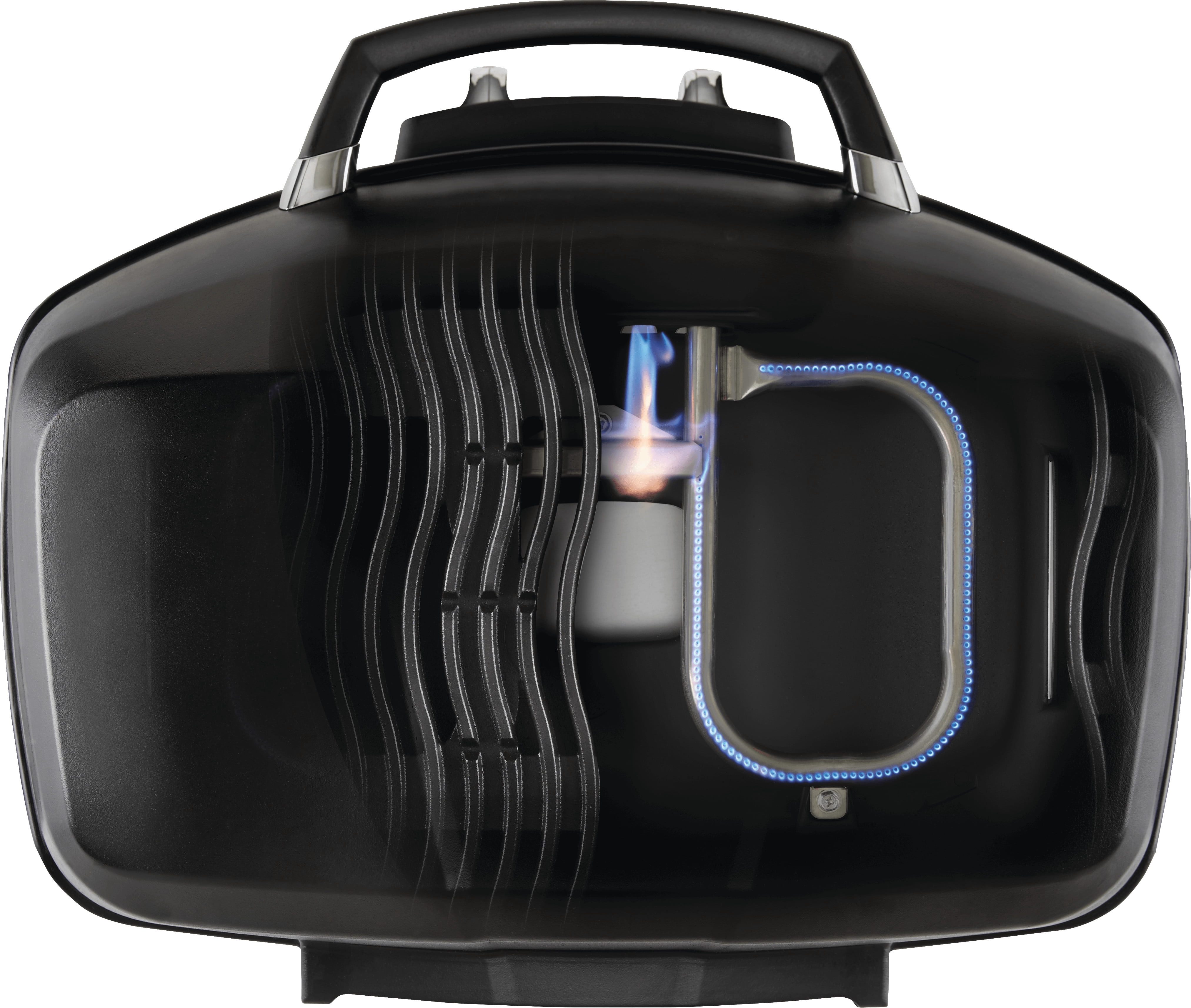 Napoleon TravelQ PRO285 1-Burner with Scissor Cart Propane Gas Portable Grill in Black