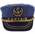thumbnail image 1 of OUNONA Yacht Captain Hat 1Set Classic Design For Men And Women Versatile Use In Summer Beach Outings, 1 of 8