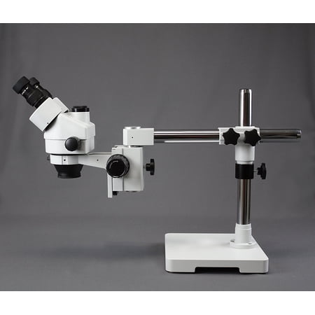 Vision Scientific Trinocular Zoom Stereo Microscope  10x Widefield Eyepiece  0.7x—4.5x Zoom Range  7x—45x Magnification Range  Single Arm Boom Stand price history on PriceWatchPro