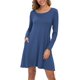 thumbnail image 3 of Vestidos casuales de manga larga con bolsillos para mujer Fokelyi LRWJ1046-122, 3 of 7