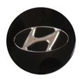 thumbnail image 1 of 1pc Car Wheel Hub Caps ABS Rim Center Hub Cover (Black) 6cm NEW, 1 of 8