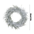thumbnail image 3 of Snow Flocked Christmas Tree Garland Decoration Snowy Artificial Christmas Garland Winter Frosted Holiday Garland Christmas Party Wedding Table Fireplace Decoration 5.91ft, 3 of 6
