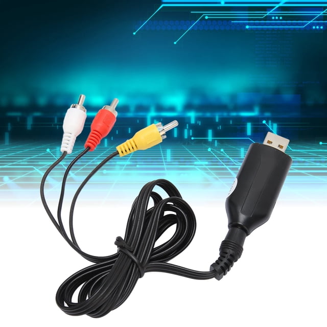USB Video Capture Card, High Resolution AV To USB Video Capture Card Plug And Play For PC