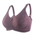 thumbnail image 1 of Birdeem Casual Sexy Front Button Shaping Cup Shoulder Strap Underwire Bra Plus Size Extra-Elastic Wirefree, 1 of 12