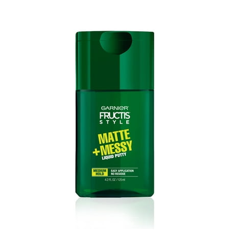 Garnier Fructis Style Matte and Messy Liquid Hair Putty for Men, No Drying Alcohol, 4.2 (Best Mens Hair Putty)