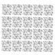 thumbnail image 5 of 20 Unids s Calcomanías s Autoadhesivos Arte Mosaico cinturo Línea Etiqueta gris, 5 of 7