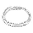 thumbnail image 3 of The Bead Chest Silver Oval Natural Wood Beads (9x6mm): Organic Eco-Friendly Wooden Bead Strand for DIY Jewelry, Crafts, Necklace and Bracelet Making, 3 of 4