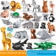 thumbnail image 2 of Bloques de construcción de grano grande compatibles con Pele, dibujos animados de animales, delfines, tiburones, flamencos, accesorios de montaje, juguete a granel, 2 of 6
