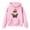 1#Pink, variant on Byoo Toddler Girl's Christmas Hoodie Santa Cartoon Print Hooded Sweatshirt Pullover Top