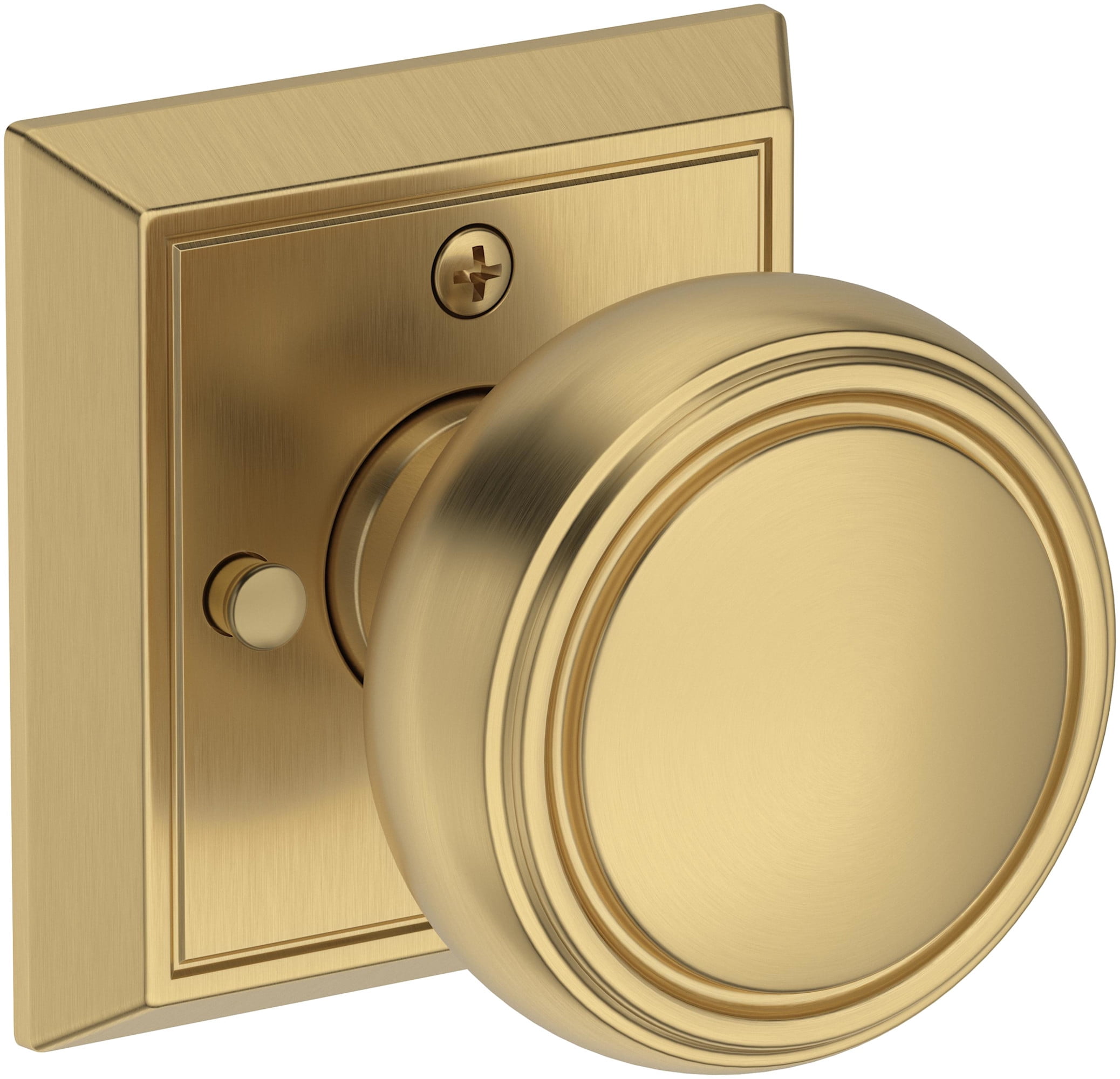 Baldwin PVBRECHR112 Bremerton Privacy Door Knob Set - Bronze