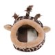thumbnail image 5 of Bonita jaula para hámster para mascotas, hamaca, nido, diseño de animales, casa de hámster de felpa cálida Ehuebsd Para estrenar, 5 of 6