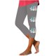 thumbnail image 1 of Pantalones de Ajuste Seco de la Moda de las Mujeres Imprimidas Leggings, Deporte de Yoga Elástico de Poliéster Elástico Respirable, 1 of 7