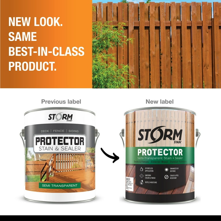 Storm System Protector - Waterproof Semi-Transparent Wood Stain