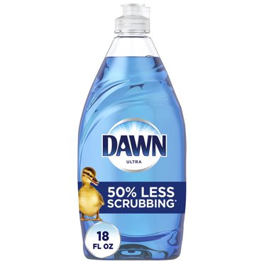 Dawn Ultra Dish Soap Dishwashing Liquid, Original, 18 fl oz (Pack of 8)