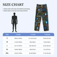 thumbnail image 4 of Picia Happy Father Day Mens Soft Woven Cotton Elastic Waistband Sleep Pajama Pant Lounge Sleep Pant With Pockets And Drawstring-Medium, 4 of 9