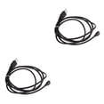 thumbnail image 1 of Methold Cable de carga negro de 1,5 metros reemplazo de cable de puerto Micro USB para controlador de juego 4 Negro 1.5 m 2piezas, 1 of 6