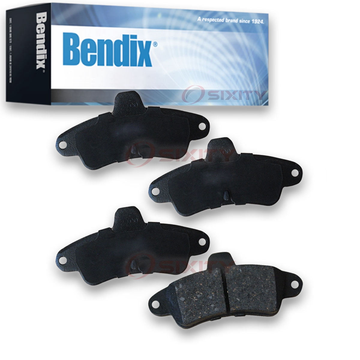 Bendix Brakes Disc Brake Pad Set Fits select: 1995-2000 FORD CONTOUR, 1999-2000 MERCURY COUGAR