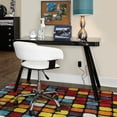 thumbnail image 2 of Linon Home Decor Masters Area Rug Collection, Cream and Charcoal, 5' x 7.6', 2 of 6