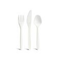 thumbnail image 2 of Staples Perk Compostable PLA Assorted Cutlery Medium-Weight White 720/Carton PK56205VS, 2 of 3