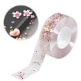 thumbnail image 4 of sunsanly Adhesive Tape Waterproof Transparent Flower Print Cuttable Sealing Corners Seams Caulk Tape Flexible Corner Sealant Tape, 4 of 7