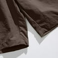 thumbnail image 4 of pstuiky Abreviatura para hombres, Pantalones cortos deportivos casuales de color sólido con cintura elástica para hombre Pantalones cortos de golf, 4 of 7
