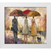 Taylor, Marc  17x15 White Modern Wood Framed Museum Art Print Titled - Spring Showers 1