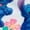 Stitch Tropical Blue, variant on Disney Lilo & Stitch Little Girls' Fleece Pullover Hoodie Stitch Blue Cloud