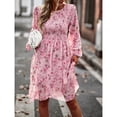 thumbnail image 2 of Vestido de Manga Larga Ticfox para Mujer Rosa L, 2 of 9