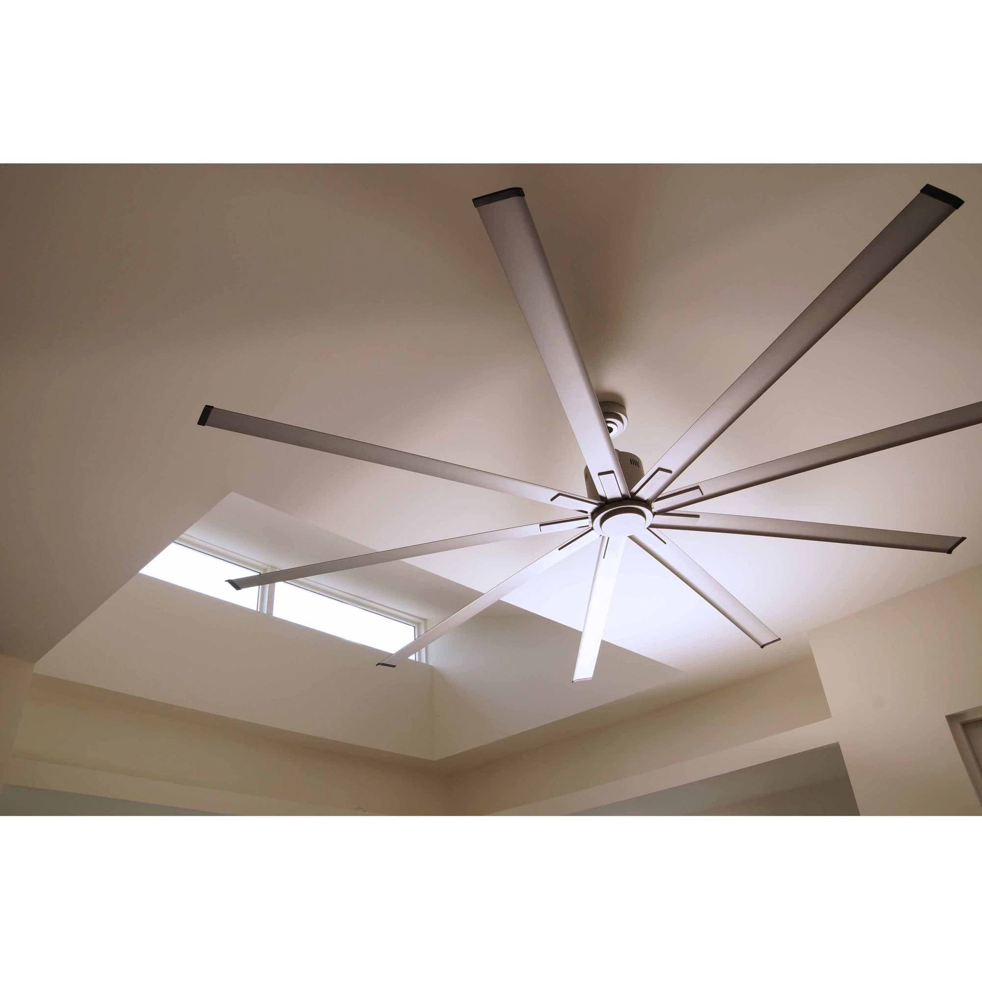 Big Air 96 6 Speed Industrial Ceiling Fan In Brushed Nickel