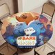 thumbnail image 5 of Somos osos-theme Fitted Round Tablecloths Elastic Edged Table Covers Waterproof Table Cloth for Kitchen Holiday Party Tables Decor 120cm, 5 of 6
