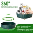 thumbnail image 4 of Makeup Perfume Organizer, 360 Degree Rotating Skincare Organizer Large Capacity Cosmetic Desk Spinning Storage Lotions Display Cases for Dresser, Green, 4 of 8