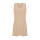 thumbnail image 5 of Sexy Vestido Casual para las Mujeres sin Mangas Cuello en V Vestido de Verano de Color Sólido, Poliéster Ligero con Bolsillos para la Playa, la Fiesta Y el Uso Diario, 5 of 6