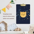 thumbnail image 4 of FORMRS Acrylic Clipboard with Low Profile Clip Standard A4 Letter Size, 12.5" x 9", Orange Cat Planet, 4 of 8