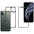 thumbnail image 1 of Mignova [Camera Armor] iPhone 11 Pro Screen Protector Glass, Front & Back 9H Hardness Tempered Glass Screen Protector [Titanium Edge] Anti-Scratch 0.26mm HD for iPhone 11 Pro 5.8 Inch(Black), 1 of 7