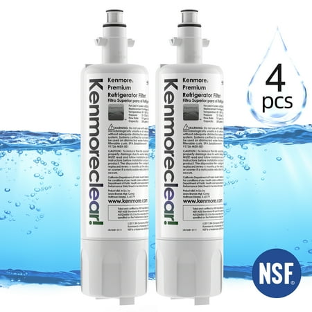 

4 Packs Kenmore Elite 9690 Refrigerator Water Filter Replacement Compatible with for LT700P ADQ36006102 ADQ36006101 LFX28968ST RWF1052 RWF1200A LFXS29626S LFXS30766S