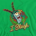 thumbnail image 2 of Spongebob Squarepants I Sleigh, Plankton Christmas Wreath Unisex Adult Pull-Over Hoodie, 2 of 5
