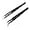 Black, variant on Nail Art Tweezers Nail Sticker Tweezers Nail Picker Tool- for Nail Decal and Decal Application - 2 Pcs Black Set