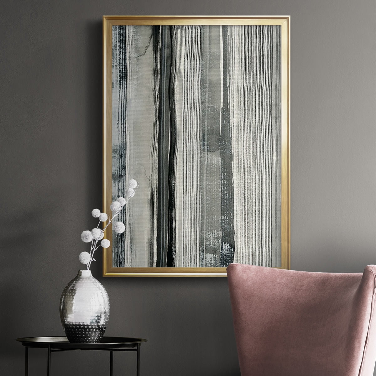 Differing Parallels II Premium Framed Print, in Gold, Black, or Silver - Ready to Hang
