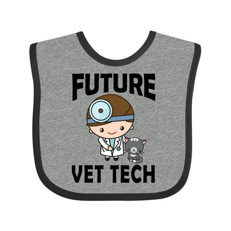 

Inktastic Future Vet Tech Veterinary Technician Gift Baby Boy Bib