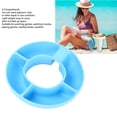 thumbnail image 3 of Bol à Collation en Silicone à 4 Compartiments, Plateau à Bonbons Portable et Réutilisable pour Regarder des Films et Faire du Camping, 3 of 7