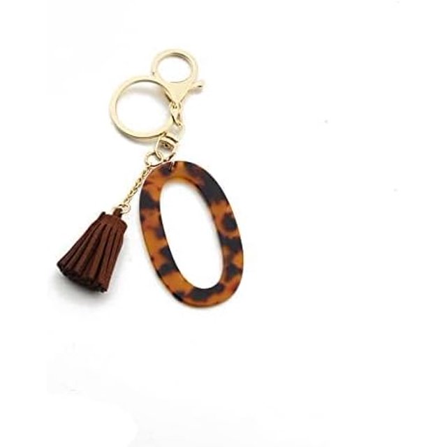 Letter Keychain,26 Letters A-Z Decorative Letter Keychain,Name Keychain for Women Girls Men Teenager Gift