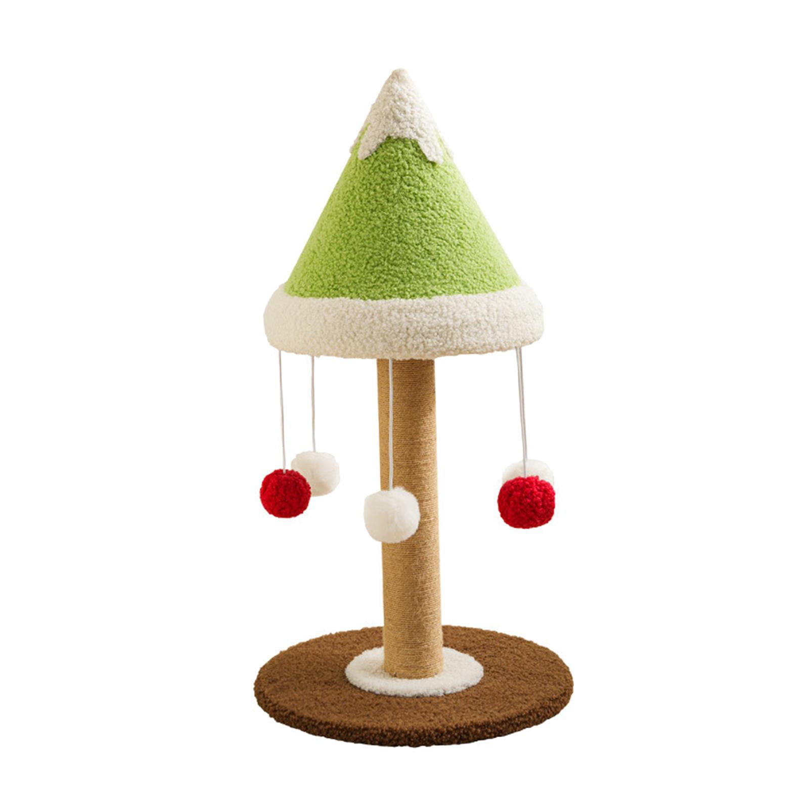 Cat Scratching Post Tree with Sisal Rope Creative Cedar Design for Indoor Cats Home Furniture Protection Playing