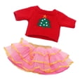 thumbnail image 3 of 2 Trajes Suéteres Ropa para Muñecas de 18 '' Nuestra Generación Tops Pantalones de Vestir de Encaje Legging con Sombrero Accesorios Baoblaze Traje de suéter de muñeca, 3 of 5