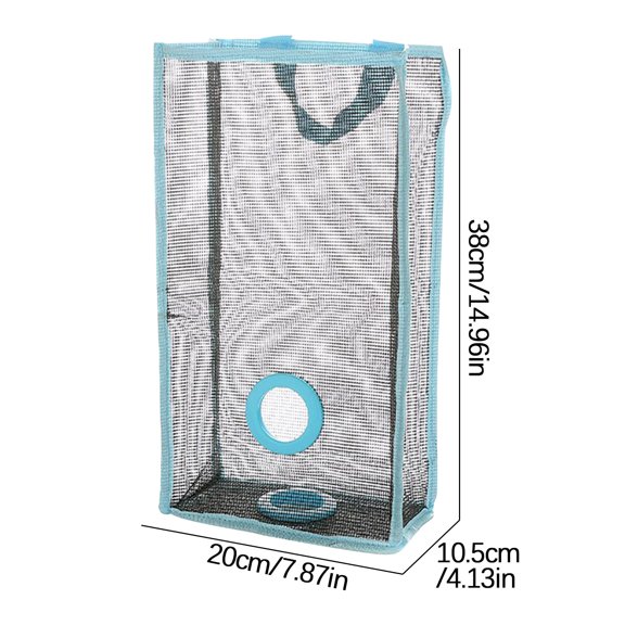 with Handles Garbage Storage Shopping Storage Hanging Type Storage, Withdrawable Mesh Shopping